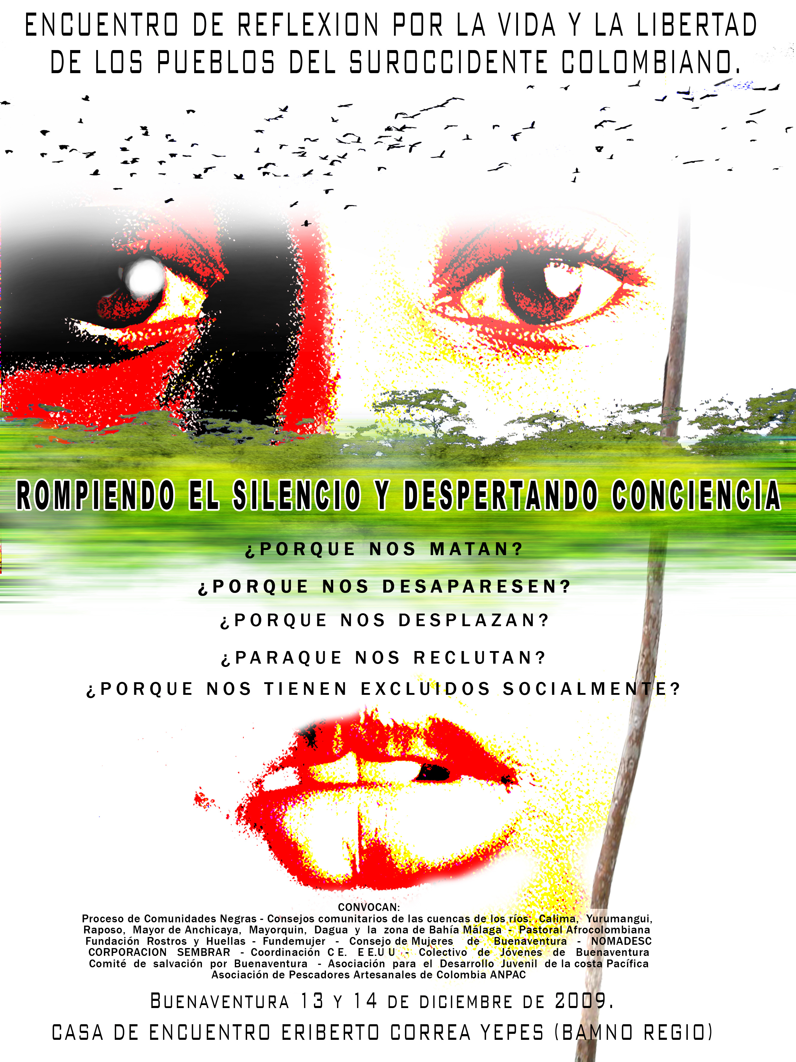 Encuentro de Reflexión por la vida y la libertad de los pueblos del suroccidente Colombiano